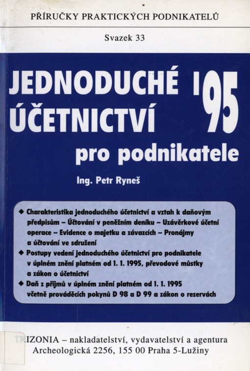 Jednoduché účetnictví pro podnikatele