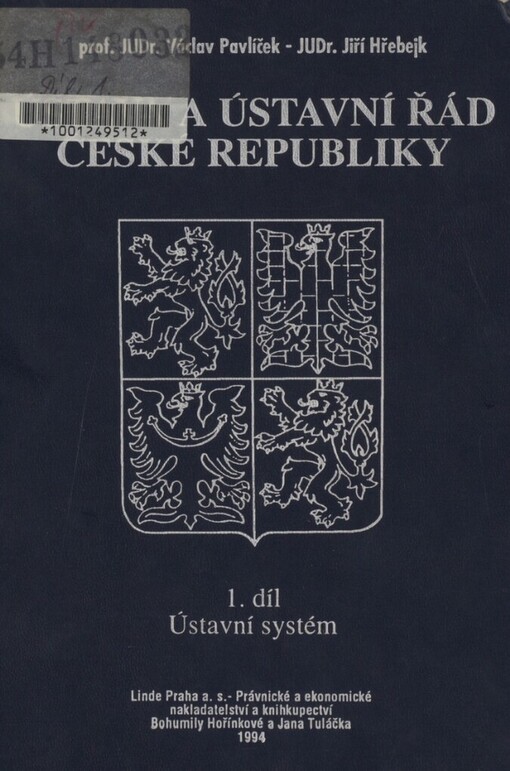 Ústava a ústavní řád České republiky