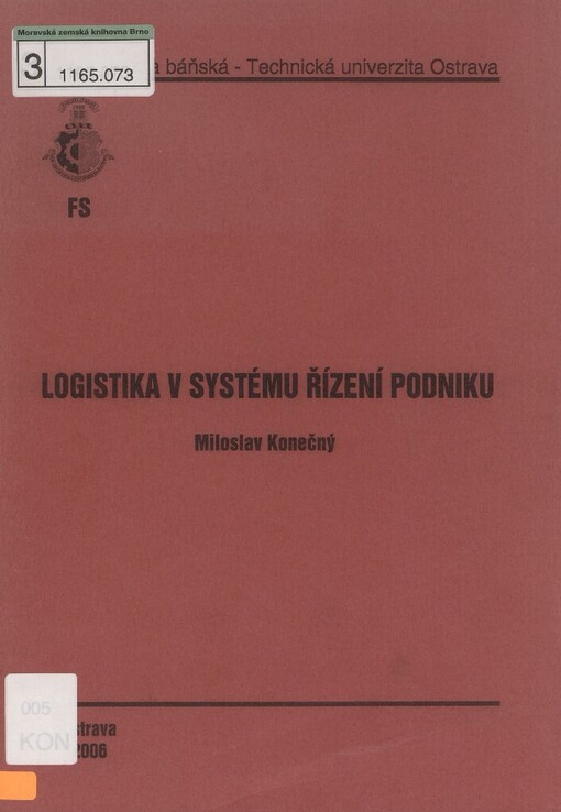 Logistika v systému řízení podniku