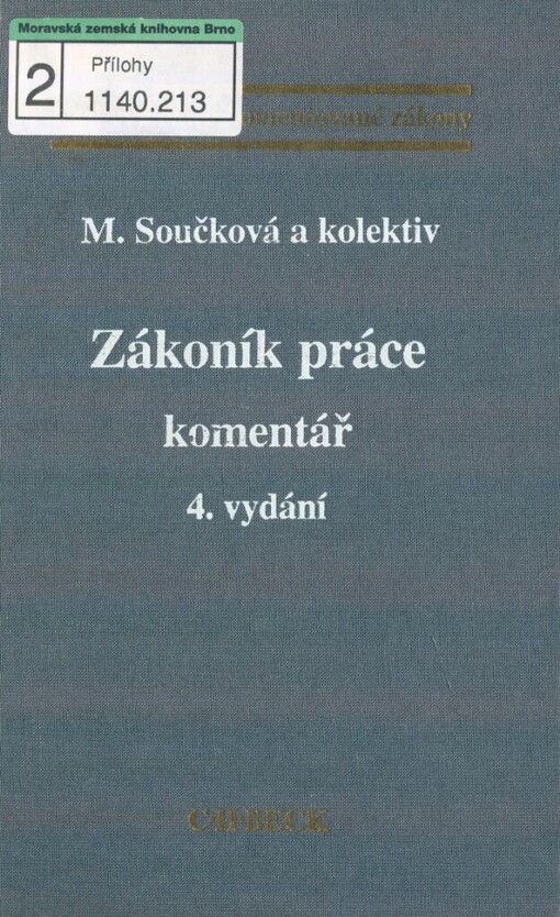 Zákoník práce: komentář