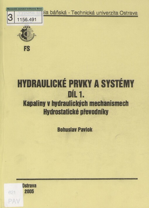 Hydraulické prvky a systémy