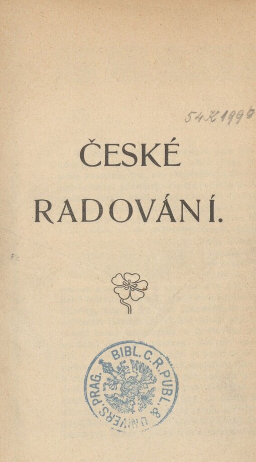 České radování