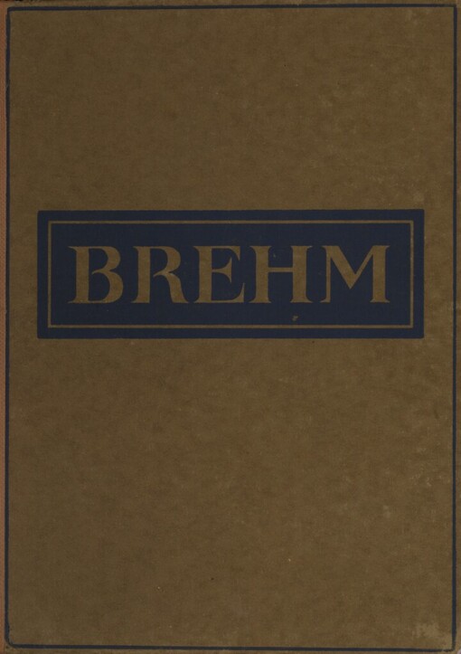 Brehmův Život zvířat.Díl III,Ptáci.