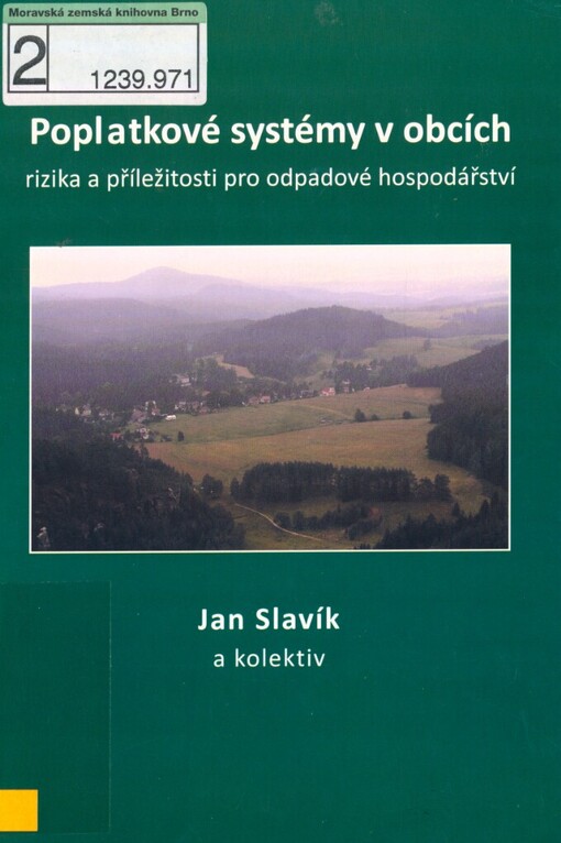 Poplatkové systémy v obcích - rizika a příležitosti pro odpadové hospodářství
