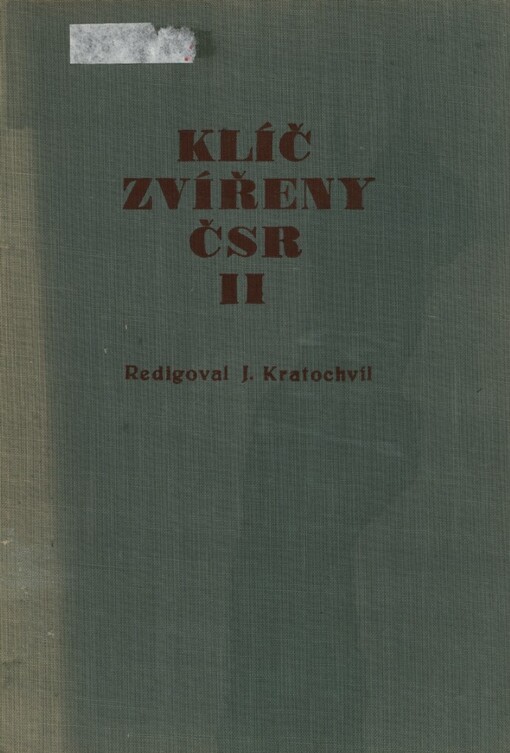 Klíč zvířeny ČSR.Díl 2,Třásnokřídlí, blanokřídlí, řasnokřídlí, brouci