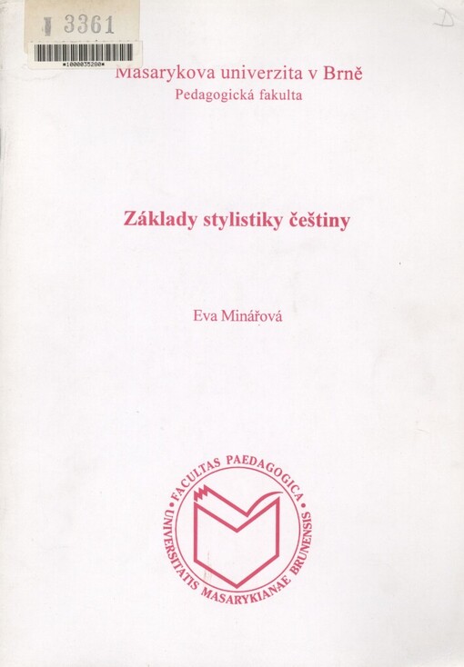 Základy stylistiky češtiny