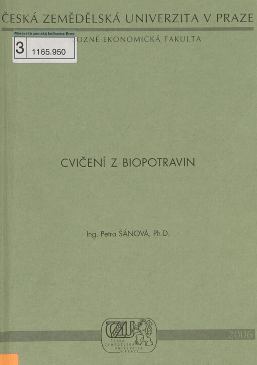 Cvičení z biopotravin