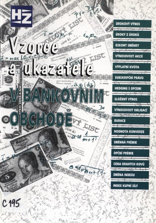 Vzorce a ukazatele v bankovním obchodě