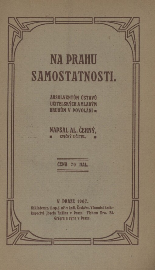 Na prahu samostatnosti