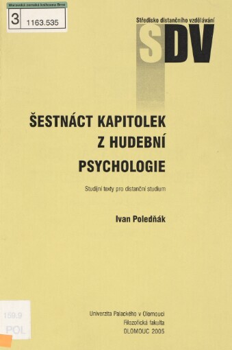 Šestnáct kapitolek z hudební psychologie