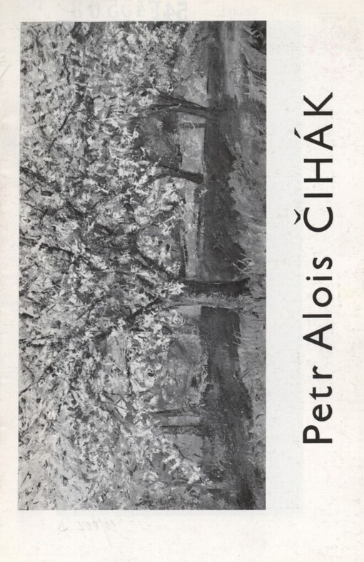 Petr Alois Čihák: [Katalog výstavy, Praha 1990]