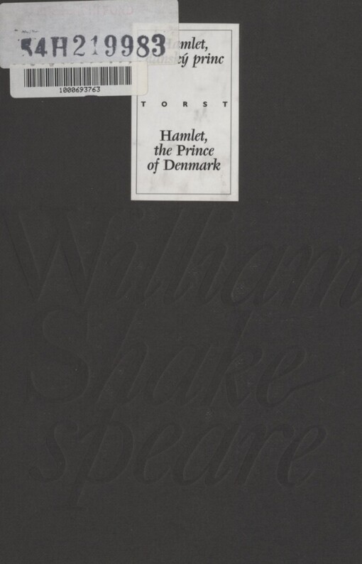 Hamlet, dánský princ =: Hamlet, the prince of Denmark, Vyd. 1.