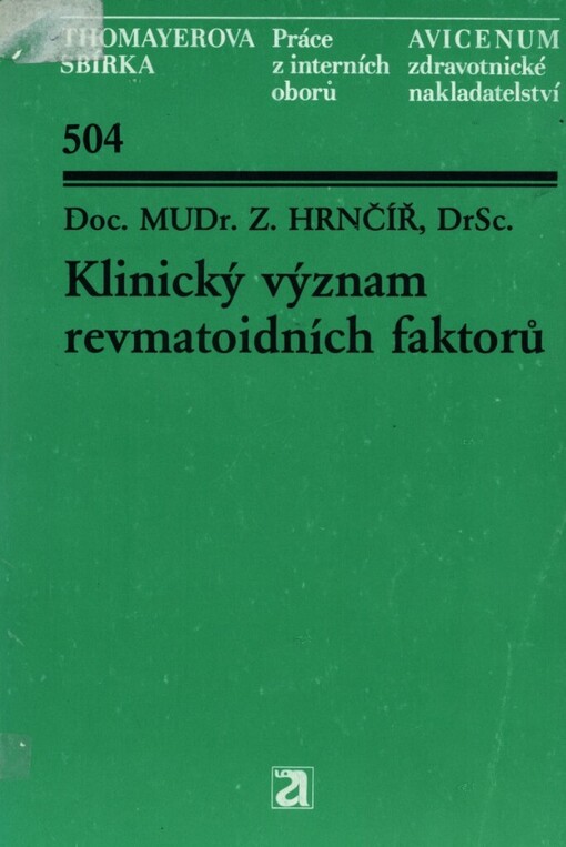 Klinický význam revmatoidních faktorů