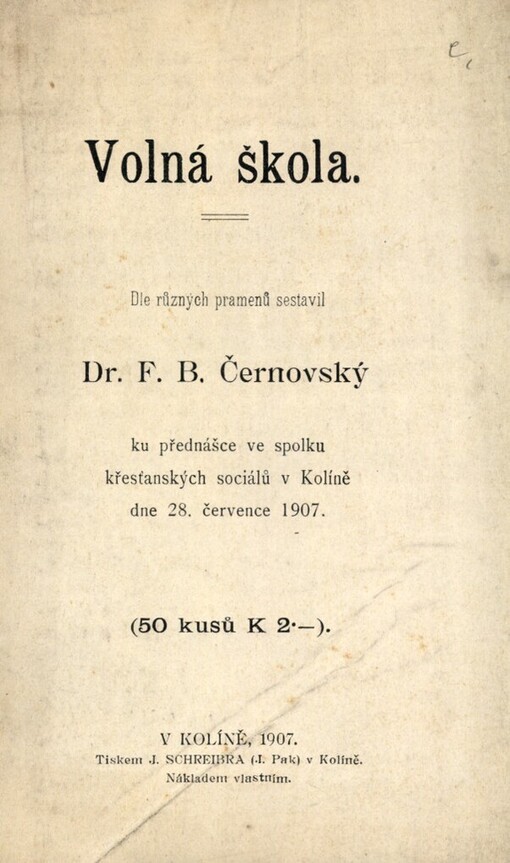 Volná škola