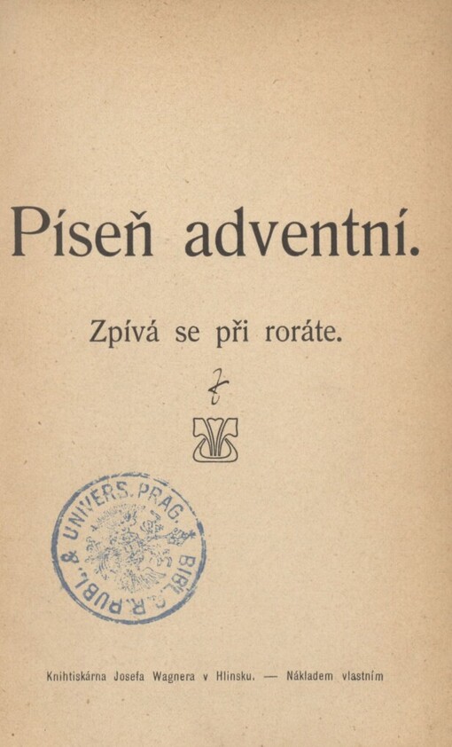 Píseň adventní :zpívá se při roráte