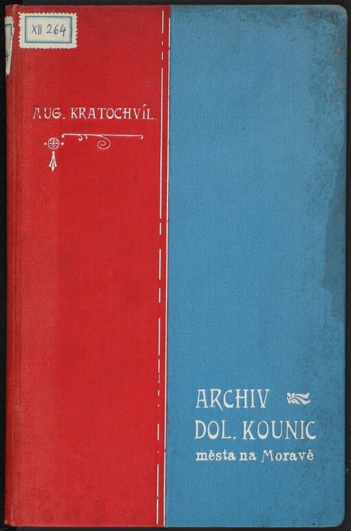 Archiv Dolních Kounic, města na Moravě