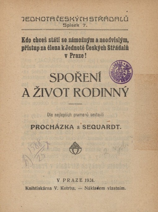 Spoření a život rodinný