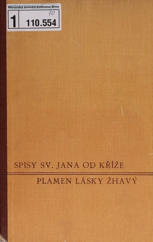 Plamen lásky žhavý :druhá redakce; Drobné spisy