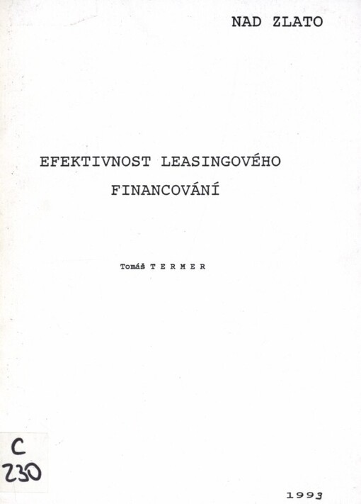 Efektivnost leasingového financování