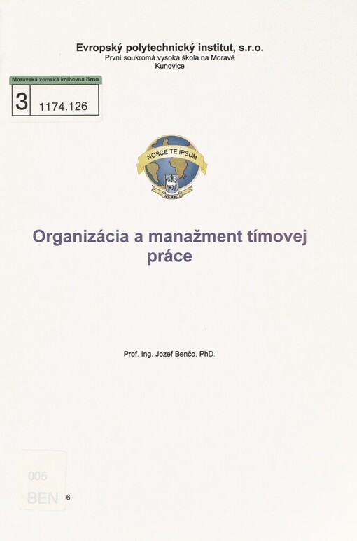 Organizácia a manažment tímovej práce