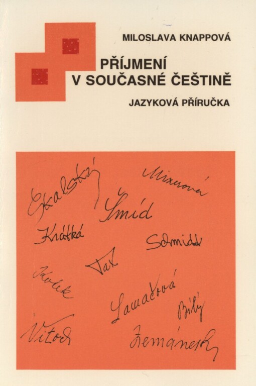 Příjmení v současné češtině: jazyková příručka