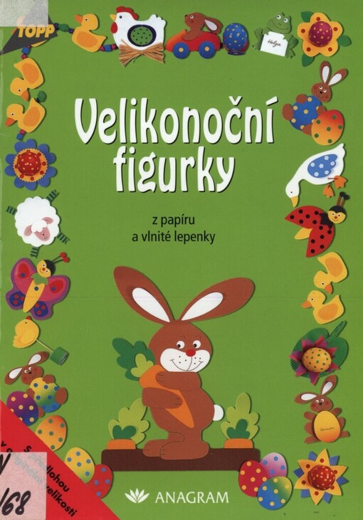 Velikonoční figurky z papíru a vlnité lepenky