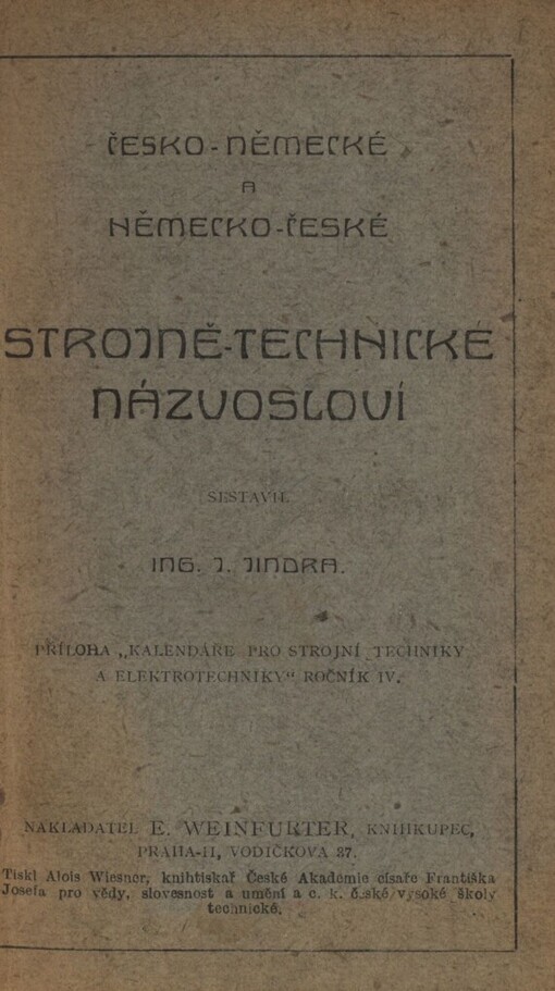 Česko-německé a německo-české strojně-technické názvosloví