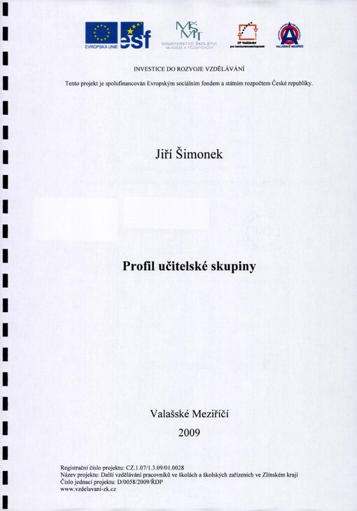 Profil učitelské skupiny