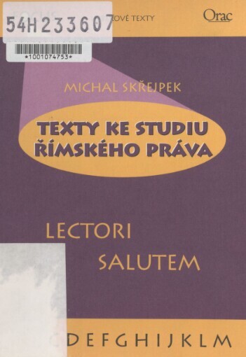 Texty ke studiu římského práva