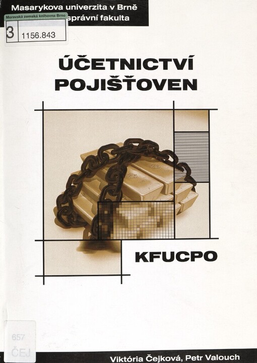 Účetnictví pojišťoven :distanční studijní opora