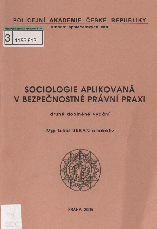 Sociologie aplikovaná v bezpečnostně právní praxi