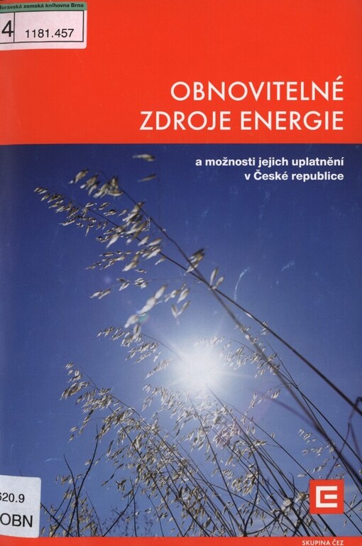 Obnovitelné zdroje energie a možnosti jejich uplatnění v České republice