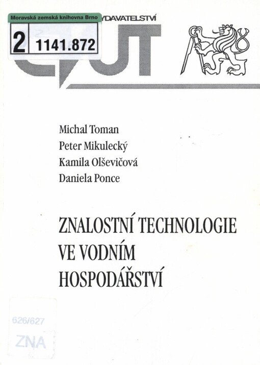 Znalostní technologie ve vodním hospodářství