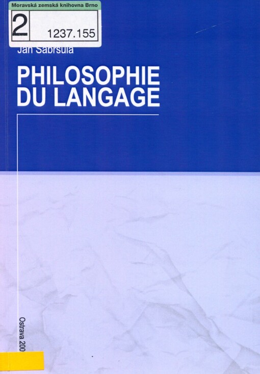 Philosophie du langage