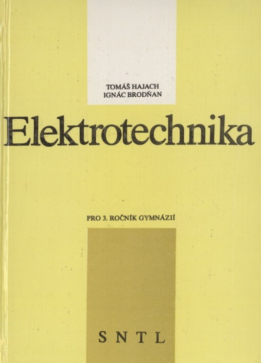 Elektrotechnika pro třetí ročník gymnázií