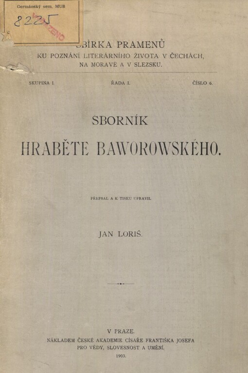 Sborník hraběte Baworowského