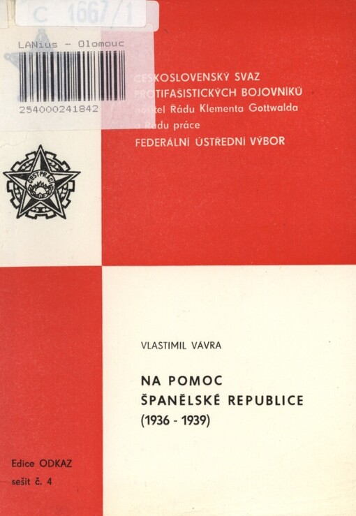 Na pomoc Španělské republice (1936-1939)