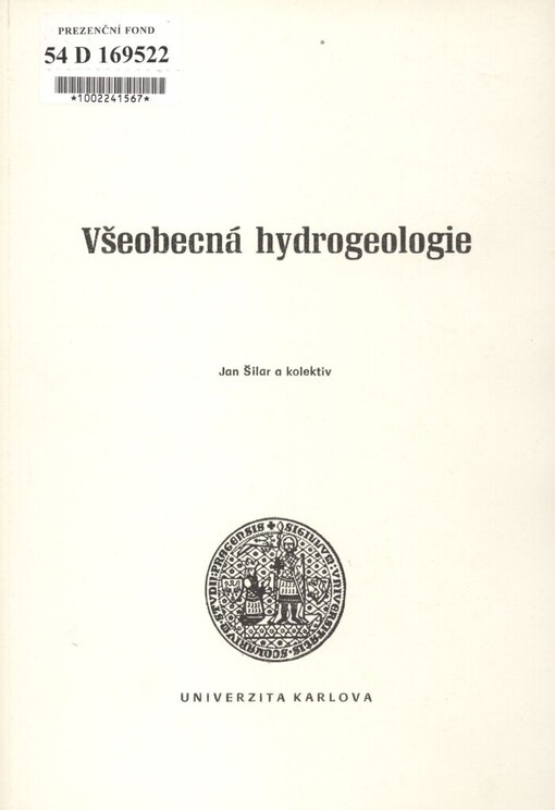 Všeobecná hydrogeologie