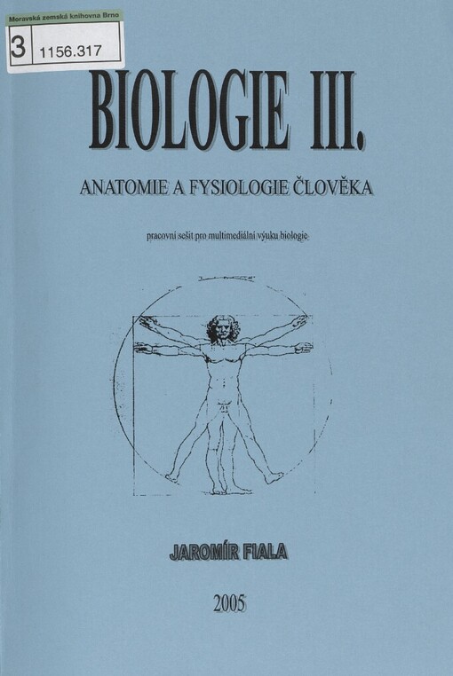 Biologie III: anatomie a fysiologie člověka