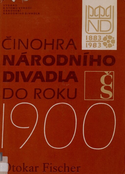 Činohra Národního divadla do roku 1900