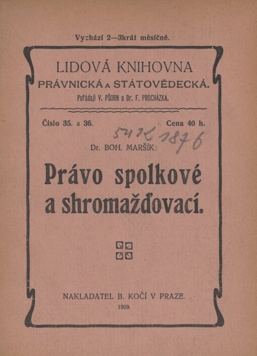 Právo spolkové a shromažďovací