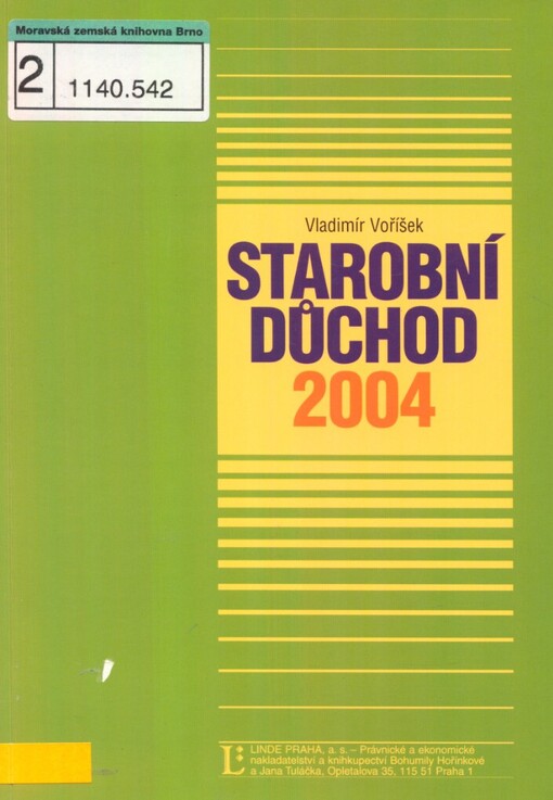 Starobní důchod 2004