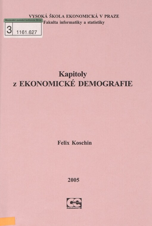 Kapitoly z ekonomické demografie