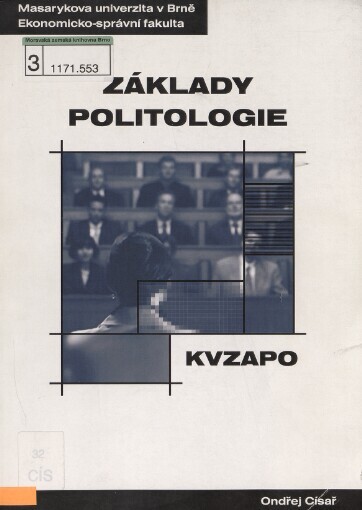 Základy politologie: distanční studijní opora