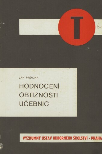Hodnocení obtížnosti učebnic :struktury a parametry učiva