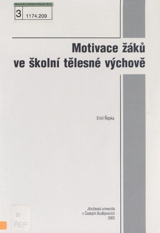 Motivace žáků ve školní tělesné výchově