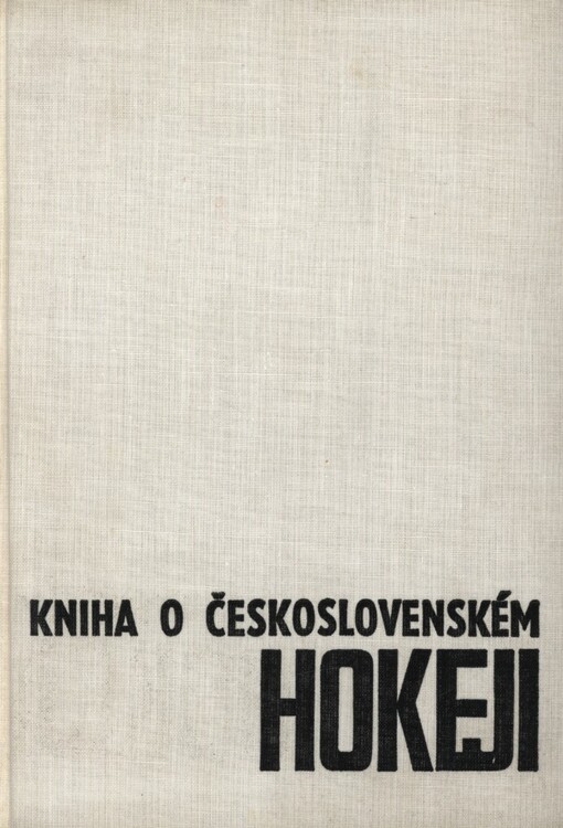 Kniha o československém hokeji