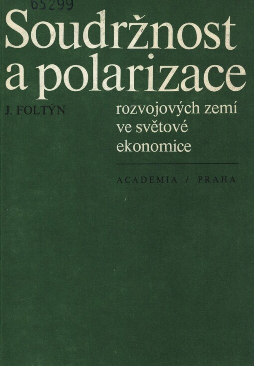 Soudržnost a polarizace rozvojových zemí ve světové ekonomice