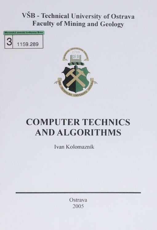 Computer technics and algorithms