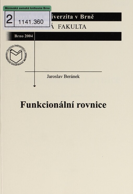 Funkcionální rovnice